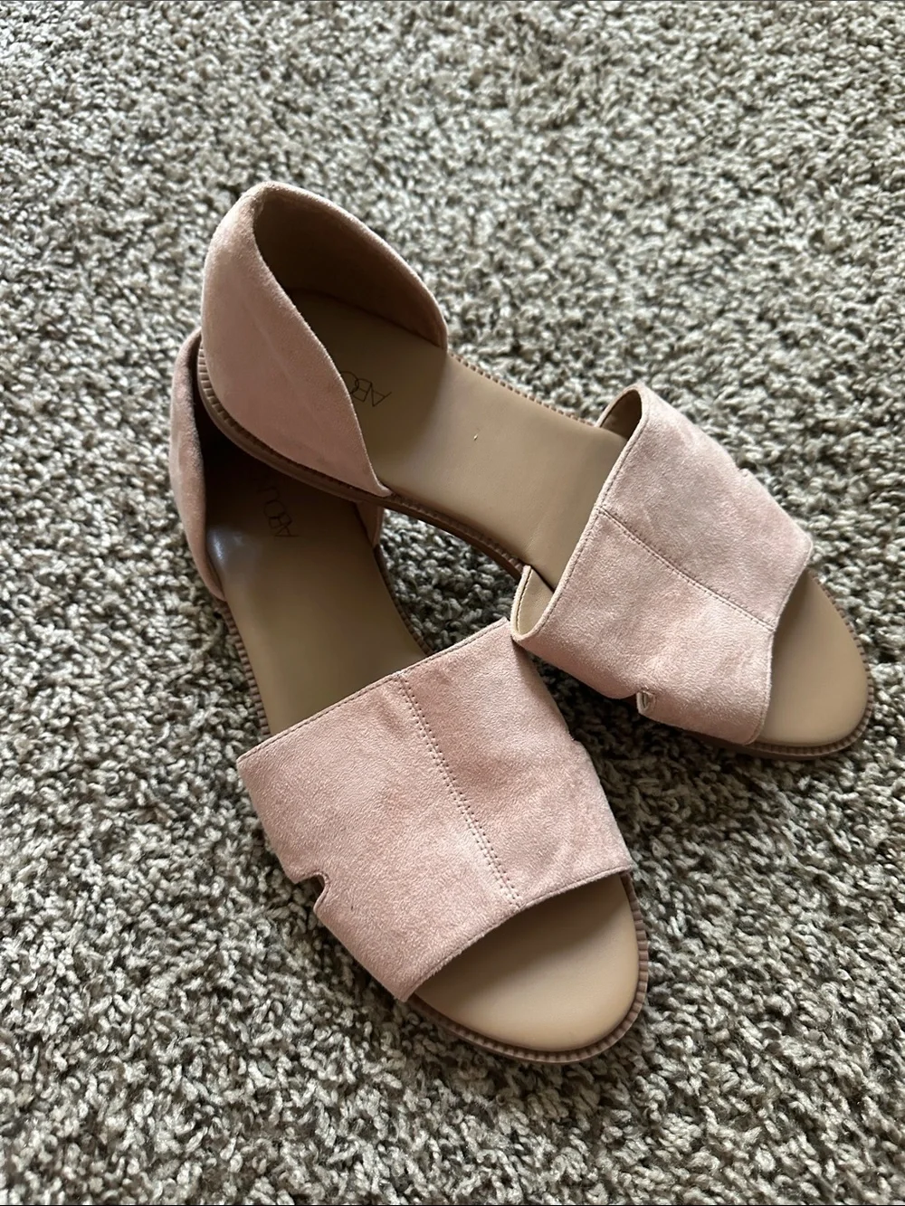 Abound Blush Pink D'Orsay Open-Toe Sandals